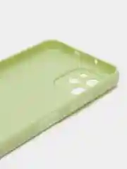 Зеленый чехол BROSCORP для Huawei Nova Y61, матовый, силиконовый