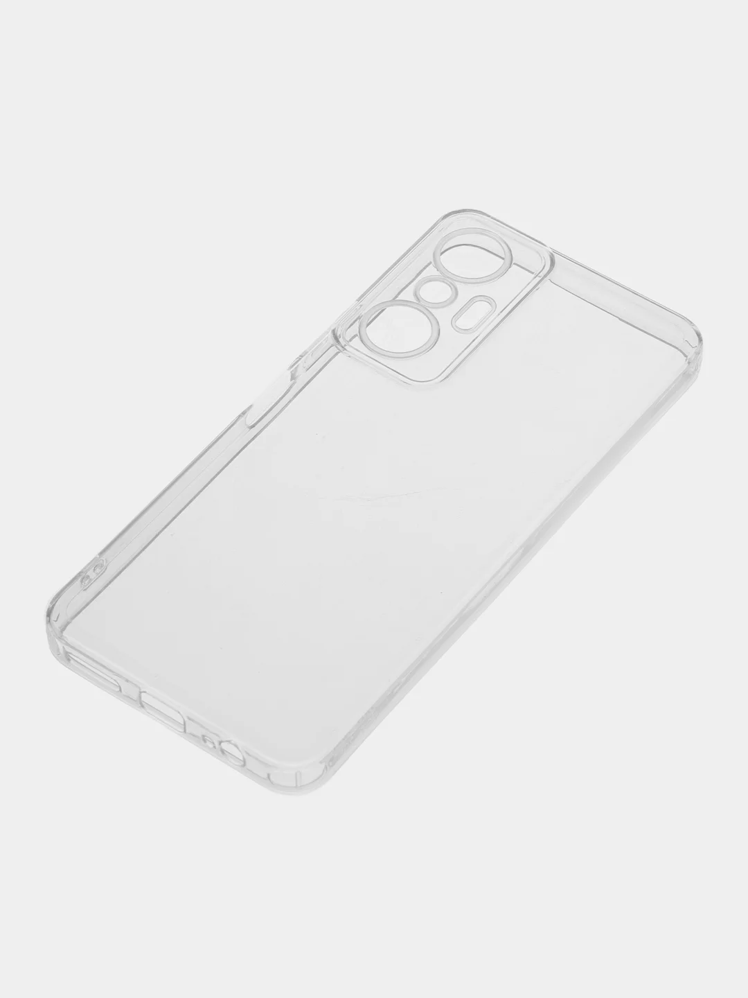 Прозрачный силиконовый чехол BROSCORP для Infinix Hot 20S, с защитой камер и от прилипания