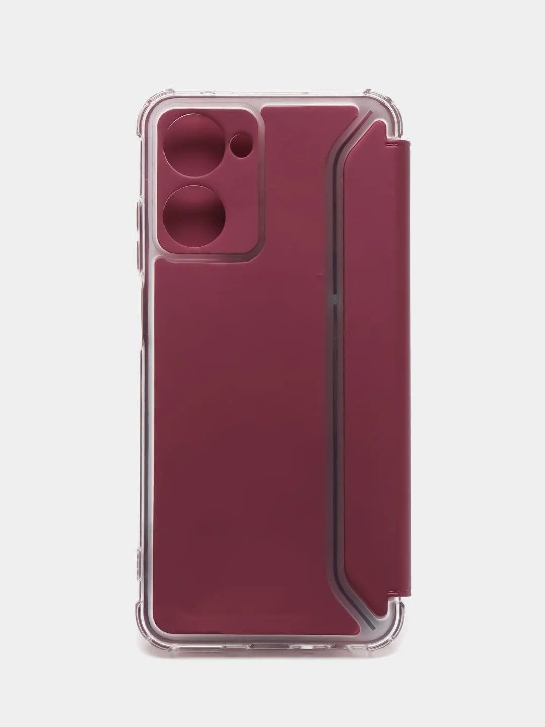 Бордовый чехол-книжка для Realme 10 4G