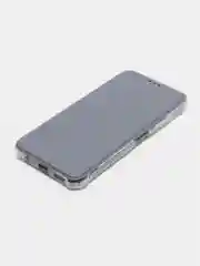Серебряный чехол-книжка для HUAWEI nova Y71 / Y70 / Y70 Plus (Хуавей Нова у70 / у70 Плюс)