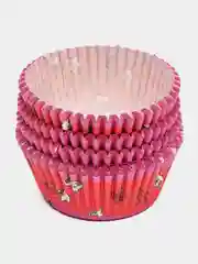 Тёмно-розовый форма бумажная для капкейк, 100 штук, 50*30 мм/ капсула бумажная