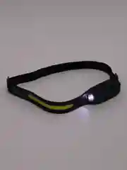 Фонарь налобный светодиодный/аккумуляторный/с датчиком