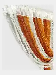 Оранжевый нитяная штора, кисея, 2 х 1 м