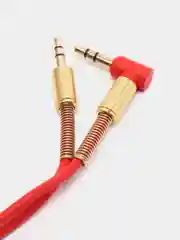 Красный кабель аудио AUX 3,5мм jack Dream JD237