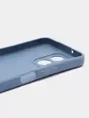 Синий меланж силиконовый чехол для Honor X8 5G, Honor X6 (Хонор Х8 5Г, Х6), прозрачный