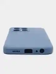 Синий меланж силиконовый чехол для Honor X8 5G, Honor X6 (Хонор Х8 5Г, Х6), прозрачный