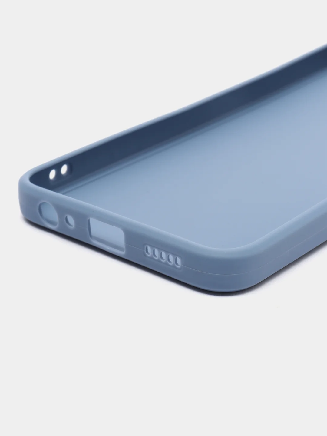 Синий меланж силиконовый чехол для Honor X8 5G, Honor X6 (Хонор Х8 5Г, Х6), прозрачный