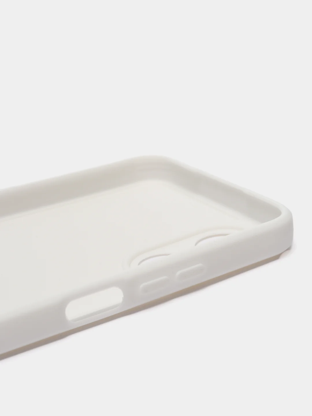Белый чехол для Oppo A17 (Оппо А17),силиконовый прозрачный