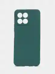 Тёмно-зелёный силиконовый чехол для Honor X8 5G, Honor X6 (Хонор Х8 5Г, Х6), прозрачный