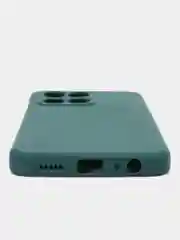 Тёмно-зелёный силиконовый чехол для Honor X8 5G, Honor X6 (Хонор Х8 5Г, Х6), прозрачный