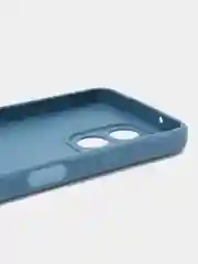 Синий силиконовый чехол для Honor X8 5G, Honor X6 (Хонор Х8 5Г, Х6), прозрачный