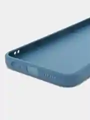 Синий силиконовый чехол для Honor X8 5G, Honor X6 (Хонор Х8 5Г, Х6), прозрачный