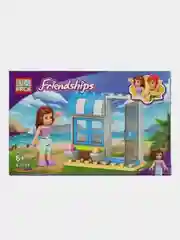 Белый конструктор для девочек PRCK "Friendships: На курорте"