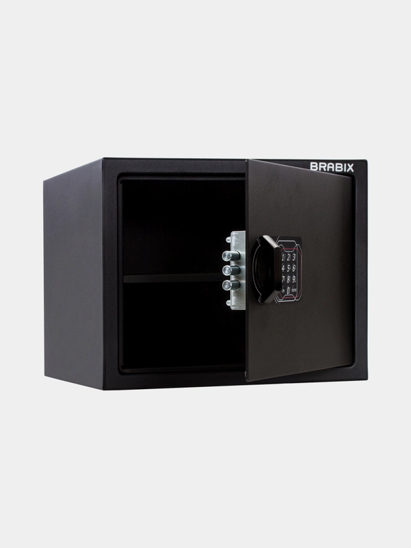 Сейф мебельный для дома/квартиры/офиса SF-280EL, 280x350x300 мм, электронный замок, Brabix