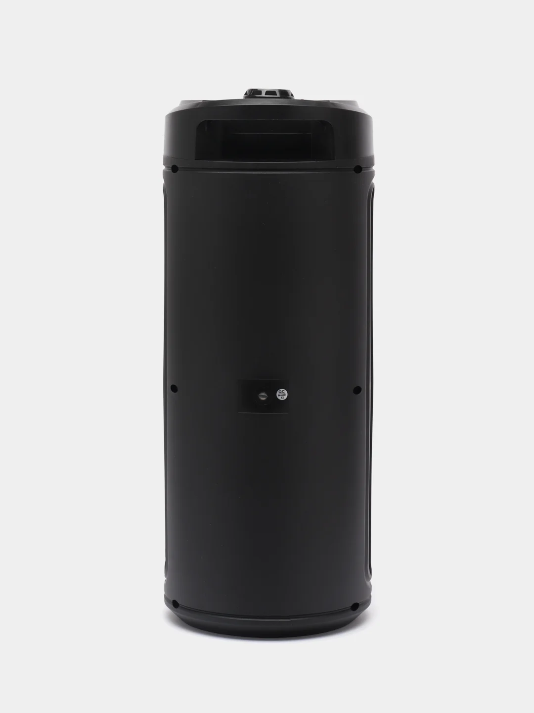 Черный портативная колонка ZQS-6212, c микрофоном, радио и светомузыкой