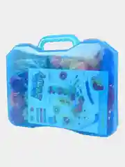 Голубой 3d конструктор, разные виды