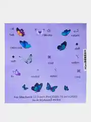 Светло-синий наклейка на клавиатуру для MacBook Pro 13.3 inch Pro(2020) - 16 inch(2020)