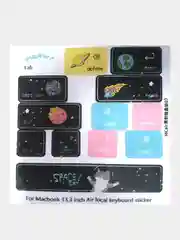 Белый наклейка на клавиатуру для MacBook Pro 13.3 inch Pro(2020) - 16 inch(2020)