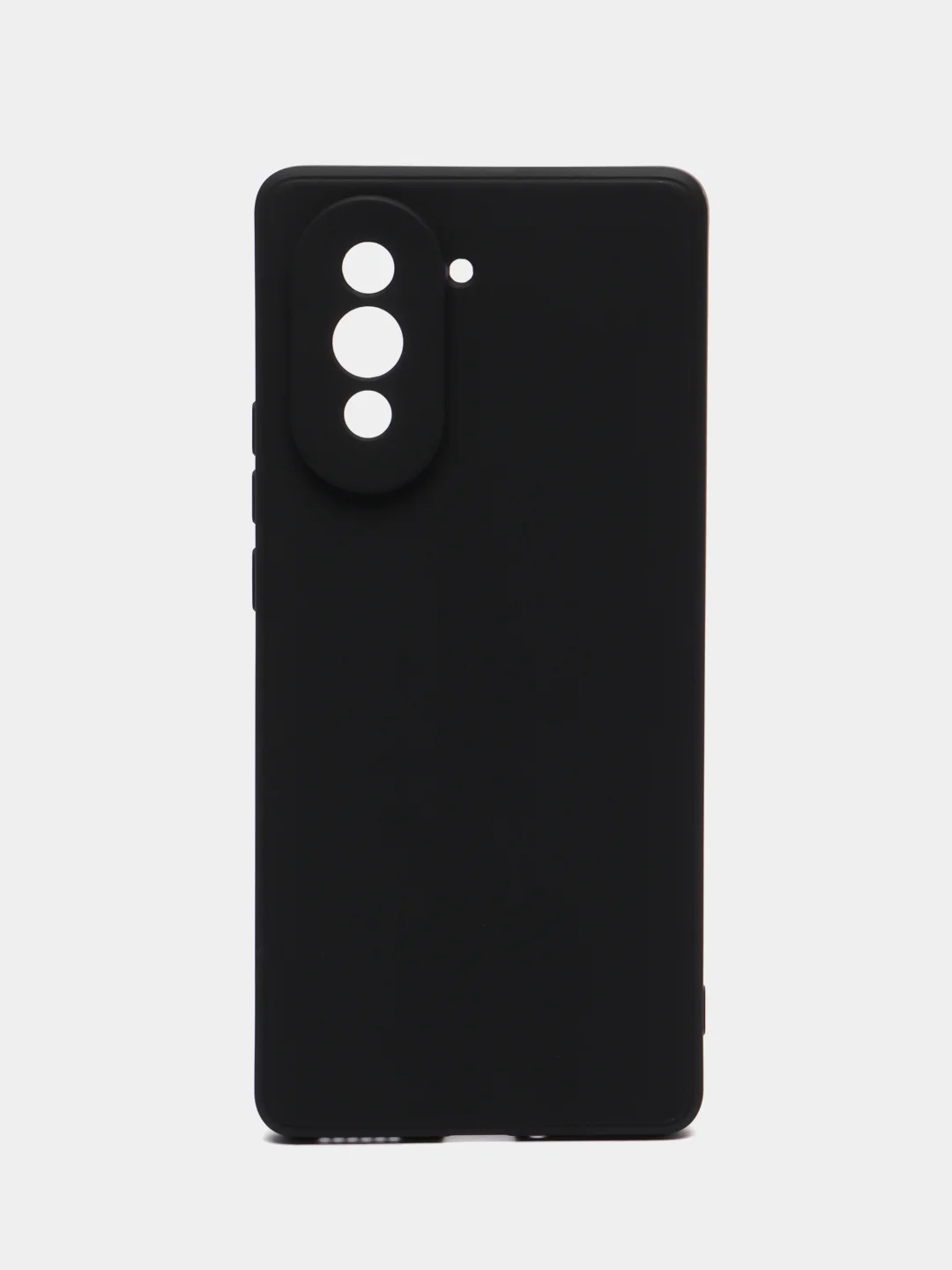Черный чехол для HUAWEI nova 10 (Хуавей Нова 10), силиконовый