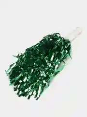 Зеленый помпоны для черлидинга (чирлидинг) с ручками, 2 штуки