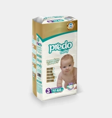 Подгузники для детей Predo baby, 3 от 4 до 9 кг, 44 штуки