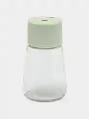 Зеленый солонка стеклянная