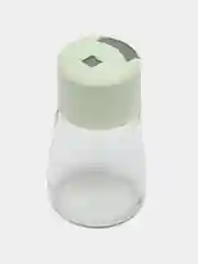 Зеленый солонка стеклянная