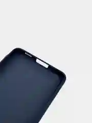 Темно-синий чехол силиконовый для Samsung Galaxy S21, Самсунг Галакси С21