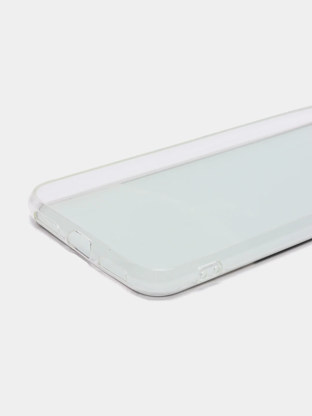 Серебряный силиконовый чехол на Xiaomi Redmi Note 7 / Сяоми Редми Нот 7 прозрачный, с рисунком
