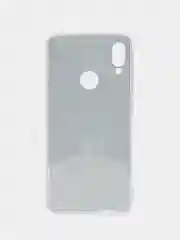 Серебряный силиконовый чехол на Xiaomi Redmi Note 7 / Сяоми Редми Нот 7 прозрачный, с рисунком