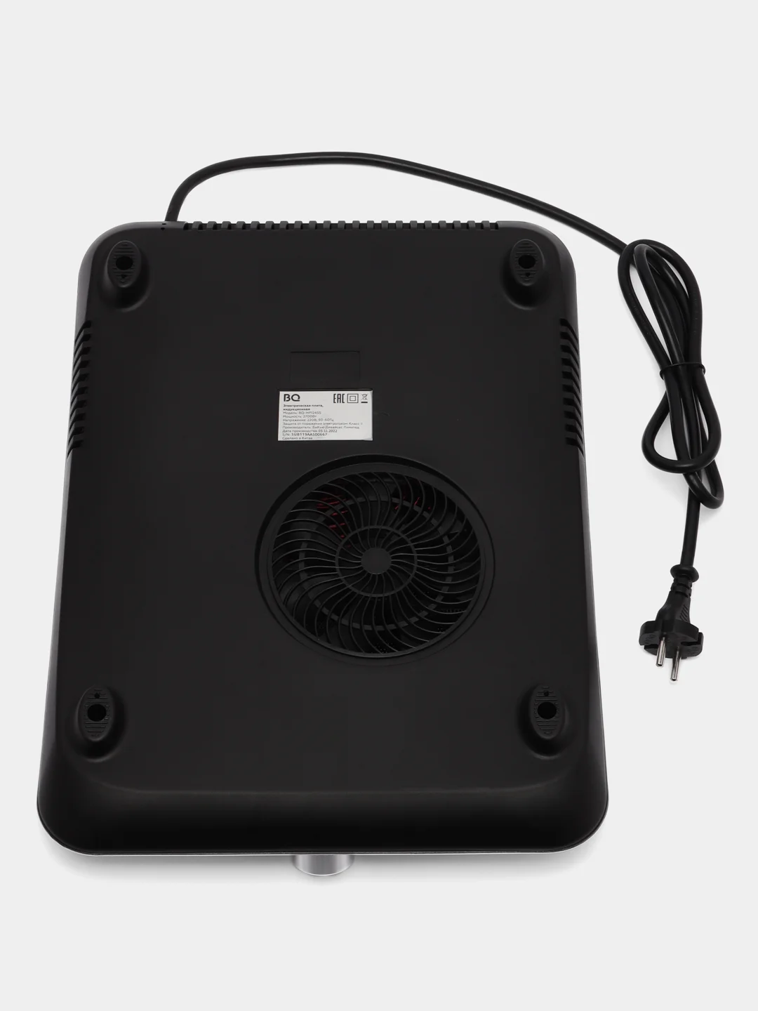 Электроплита настольная индукционная BQ HP124SS, 2700 Вт, 27 режимов, 6 программ