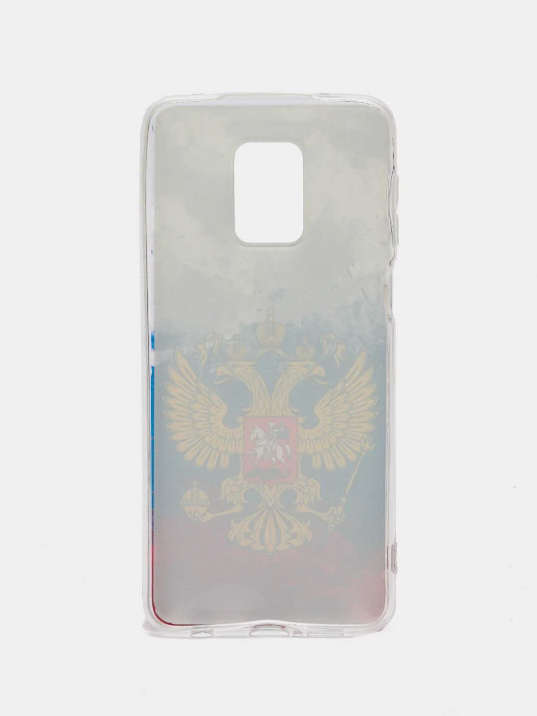 Синий чехол на Xiaomi Redmi Note 9S/9 Pro / Сяоми Редми Нот 9S/9 Про прозрачный, с рисунком