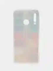 Бордовый чехол на Huawei P30 Lite/Honor 20S/20 Lite 2020 / Хонор 20 Lite прозрачный, с рисунком