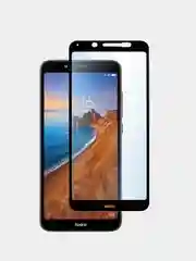 Черный защитное стекло 9D Xiaomi Redmi 7A (Сяоми Редми 7А)