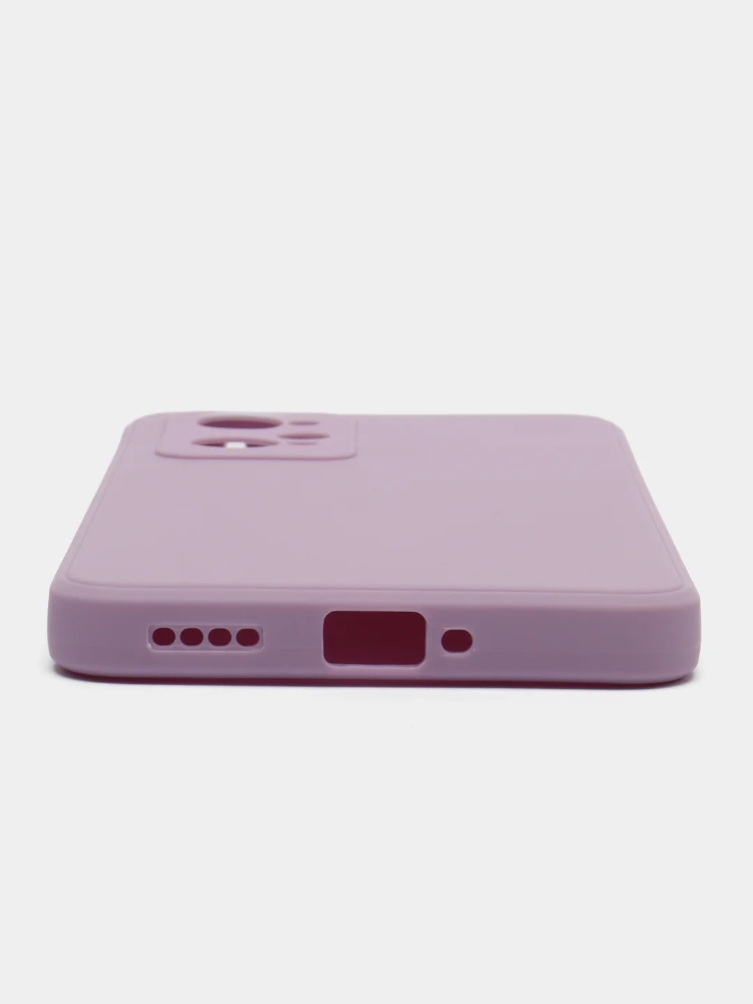 Сиреневый чехол для Realme GT Neo 2 / GT 2 / GT Neo 3T ( ГТ Нео 2 / ГТ Нео 3Т ), силиконовый с защитой камеры, прозрачный