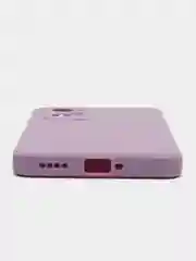 Сиреневый чехол для Realme GT Neo 2 / GT 2 / GT Neo 3T ( ГТ Нео 2 / ГТ Нео 3Т ), силиконовый с защитой камеры, прозрачный