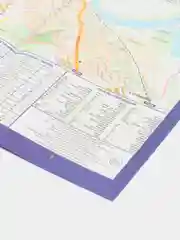 Карта города Киров и Кировской области, складная, общегеографическая, с указанием дорог
