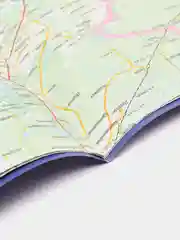 Карта города Киров и Кировской области, складная, общегеографическая, с указанием дорог