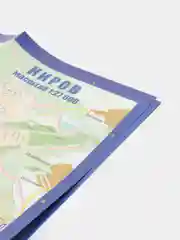 Карта города Киров и Кировской области, складная, общегеографическая, с указанием дорог