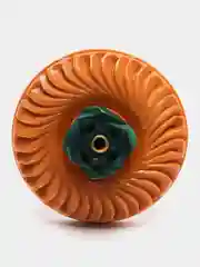 Зеленый эко подставка для благовоний, из гималайского кедра ручной работы