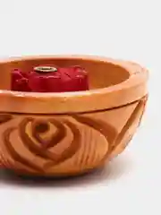 Алый эко подставка для благовоний, из гималайского кедра ручной работы