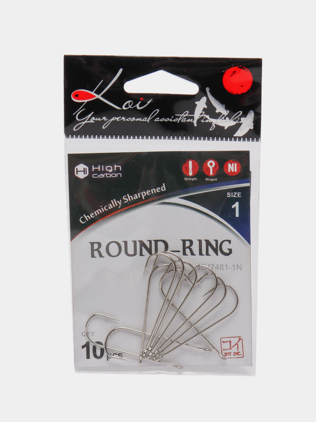 Крючки рыболовные, с длинным цевьем Koi Round-ring, для чехони, для судака  за 147 ₽ купить в интернет-магазине ПСБ Маркет от Промсвязьбанка