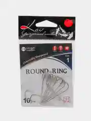 Крючки рыболовные, с длинным цевьем Koi Round-ring, для чехони, для судака