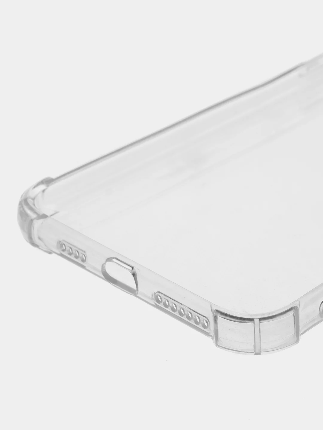 Чехол для iPhone 6, 7+, 8+, Xs Max, XR/11, прозрачный, противоударный, с усиленными углами