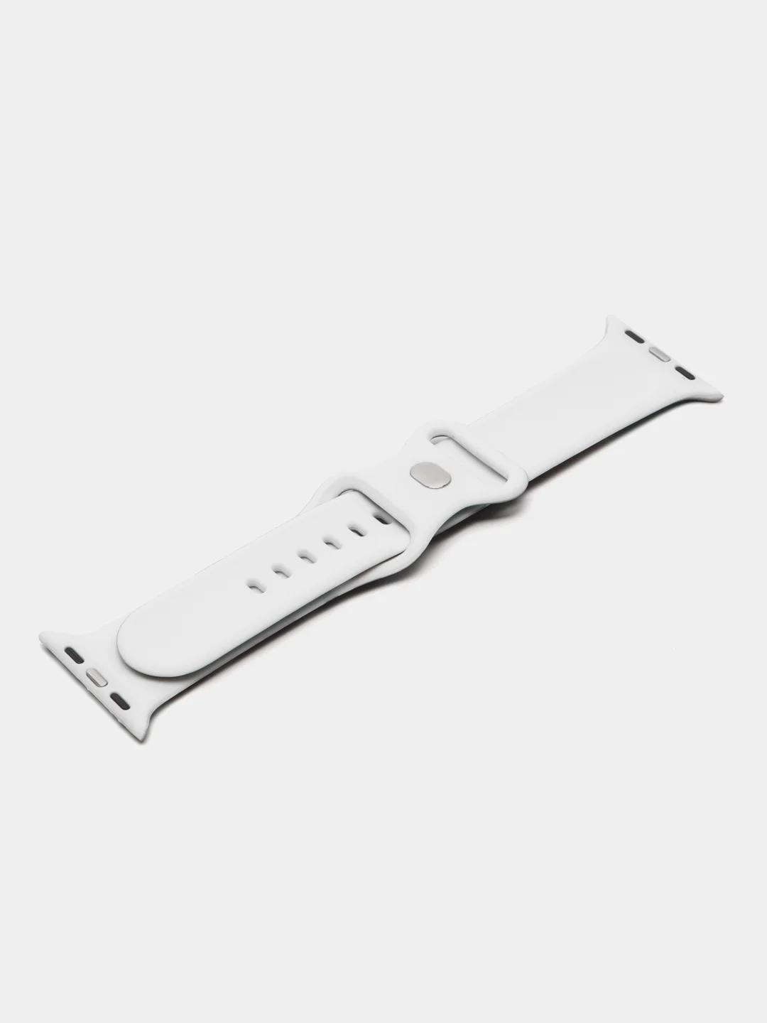 Зелёный хаки ремешок на часы Apple Watch силиконовый 38 / 40 / 41 / 42 / 44 / 45 / 49 мм браслет
