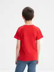 Красный футболка детская
