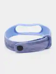 Синий ремешок для Xiaomi Mi Band 3 4 5 6 7 силиконовый мраморный фитнес браслет