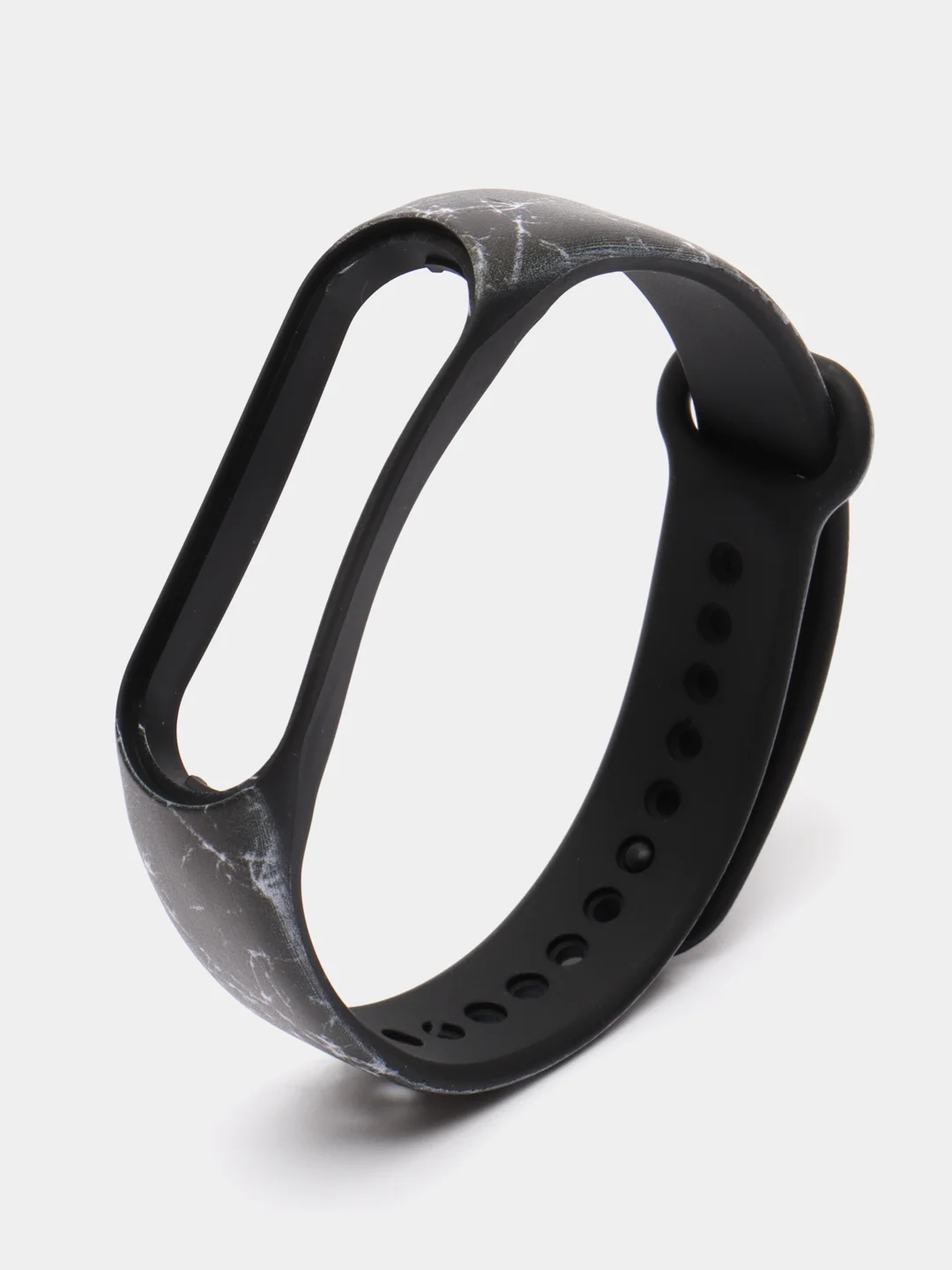 Угольный ремешок для Xiaomi Mi Band 3 4 5 6 7 силиконовый мраморный фитнес браслет