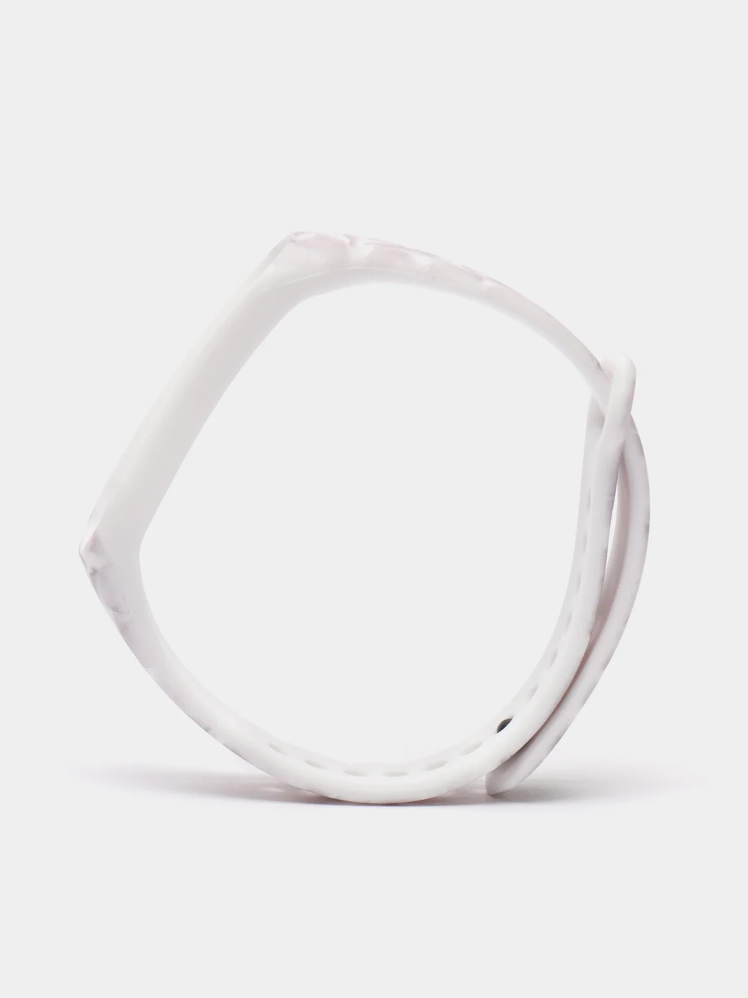 Белый ремешок для Xiaomi Mi Band 3 4 5 6 7 силиконовый мраморный фитнес браслет