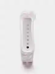 Белый ремешок для Xiaomi Mi Band 3 4 5 6 7 силиконовый мраморный фитнес браслет